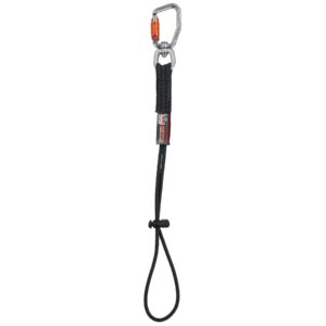 Ergodyne Squids 3714 Tool Lanyard and Tethering Attachment with Carabiner and Cinch Loop, Weight Rating 10lbs, 3-Pack