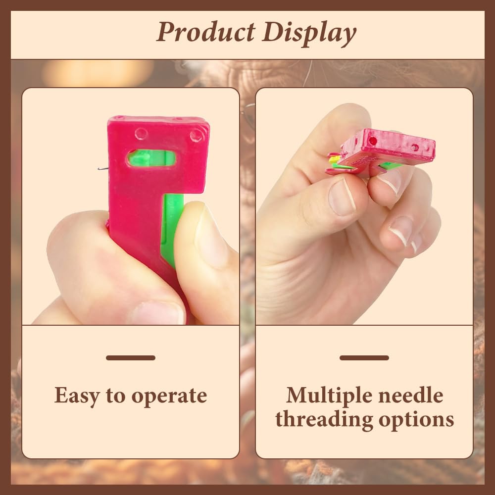 Automatic Needle Threader,New Sewing Machine Needle Threader,Sewing Needle Threaders,Plastic Needle Threaders,Automatic Needle Threading Device (3 PCS)