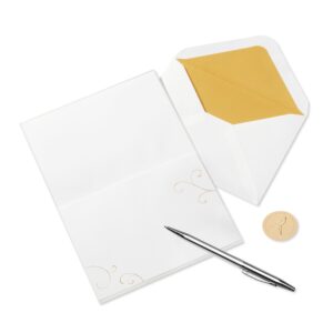 Papyrus Blank Thank You Card (Flourishing Gems)