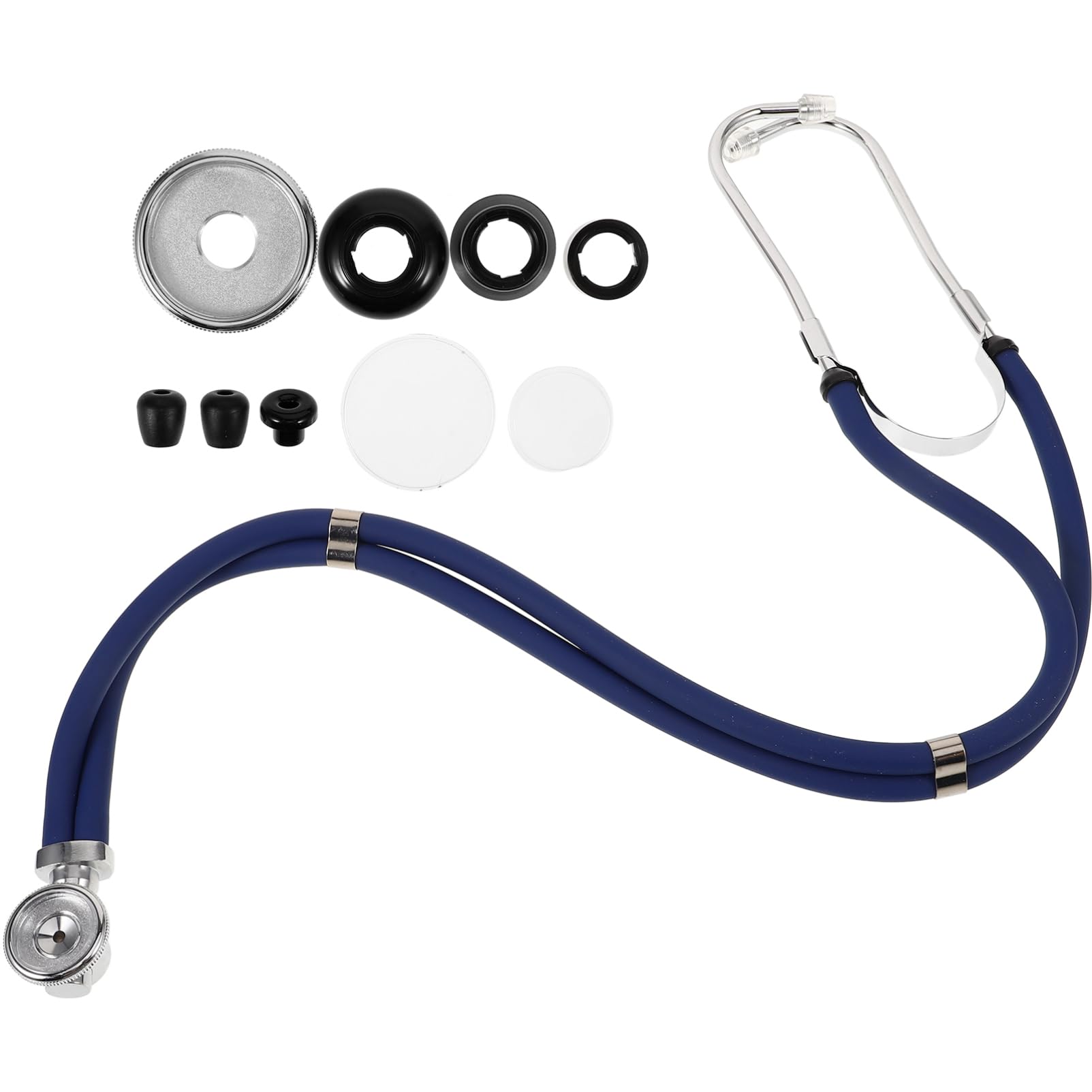 BESPORTBLE 4pcs Farm Stethoscope Cattle Stethoscope Farm Practical Stethoscope Lightweight Stethoscope Practical Farm Stethoscope Farm Livestock Stethoscope Stainless Steel