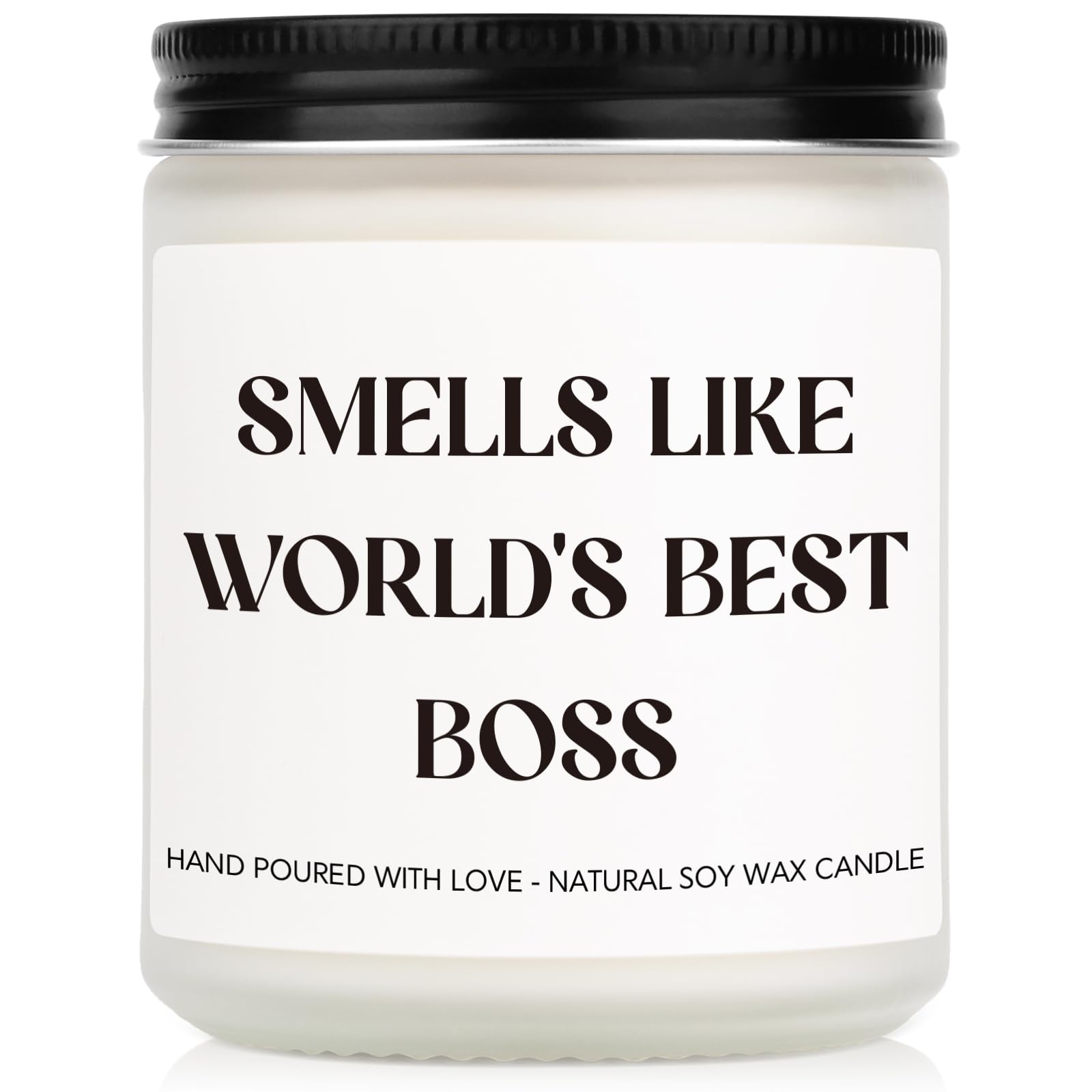 Boss Gifts for Women, Boss Lady Gifts for Women, Gifts for Boss, Boss Birthday Gifts, Boss Day Gifts, Funny Boss Gifts for Coworker Leaving Farewell Retirement, 7oz Soy Wax Lavender Scented