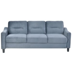 roomfitters Comfortable Sectional 3 Seater Couch and Sofa Set for Living Room, Bedroom, Office | Small Space Furniture, Grey