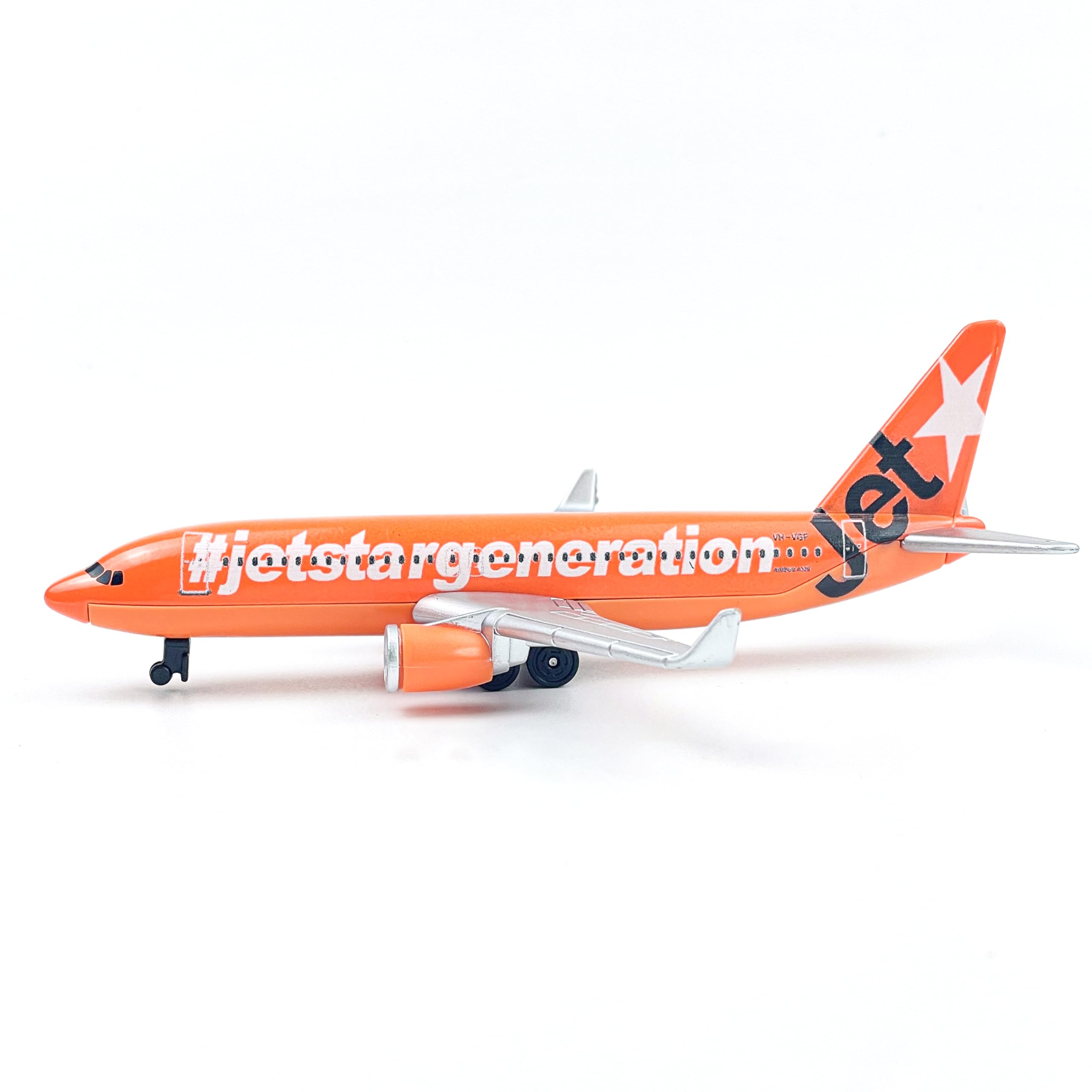 WngAur Jetstar Airplane Model, Die-cast Metal Planes Aircraft Suitable for Collection and Display