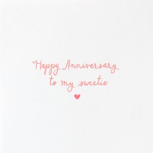 Papyrus Anniversary Card (My Sweetie Heart)