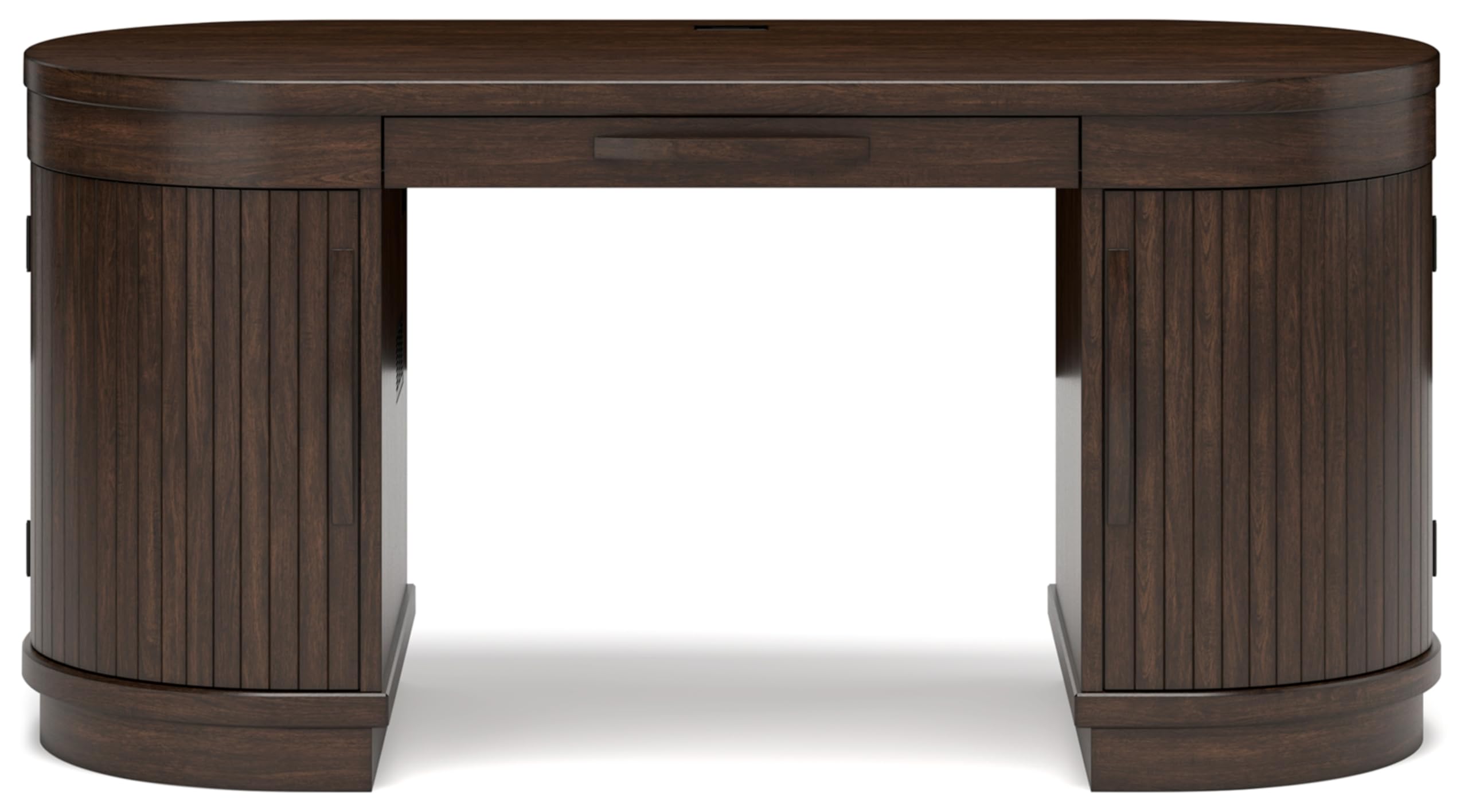 Signature Design by Ashley Korestone Home Office Desk, 63" W x 26" D x 30" H, Dark Brown