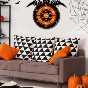 Halloween Party Games Toys for Kids, Large 26" Halloween Bat Dart Board Game Decorations Centerpieces Party Supplies with 12 Sticky Balls for Halloween