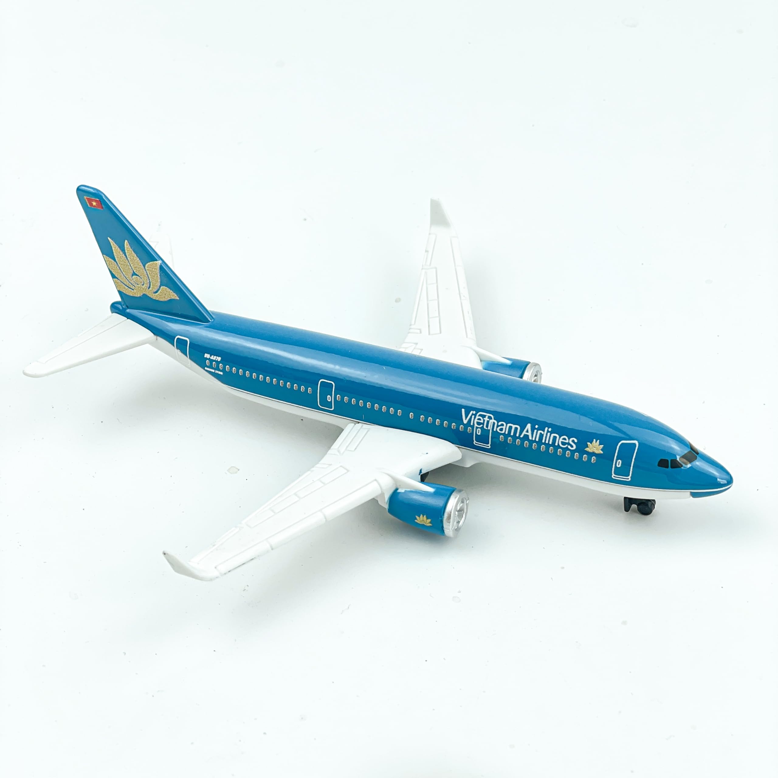 WngAur Vietnam Airplane Model, Die-cast Metal Planes Aircraft Suitable for Collection and Display