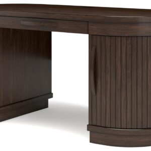 Signature Design by Ashley Korestone Home Office Desk, 63" W x 26" D x 30" H, Dark Brown