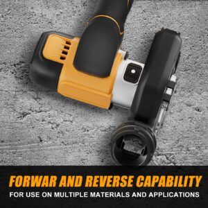 Cordless Cut Off Tool compatible with Dewalt 20V MAX Battery, AODERTI Rotorazer Saw Brushless and Compact, Tile Cutter 10,000RPM, 5 Saw 3” Blades for Metal, Wood, Tile and Plastic (Bare Tool Only)