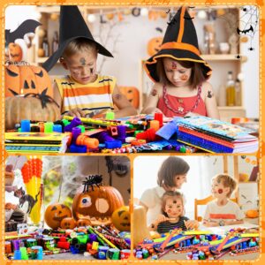 PURPERCAT Halloween Party Favors Bulk, 364 Pcs Large Halloween Party Favor Toys Set, Halloween Treats Non Candy Classroom Prizes Goodie Bag Stuffers Pinata Filler, Halloween Treat Prizes for Kids