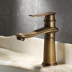 Faucets, Water-Tap Kitchen,Faucet Kitchen,Antique Faucets Ancient Water-Tap Wash Basin Faucet Bath Counter Upper Basin Hot and Cold Water Faucet Wash Basin