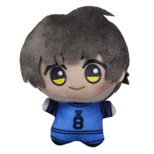 qaheart isagi yoichi figure pendant anime cartoon bachira meguru soft stuffed pillow cushions for fans 11cm/4.33inch