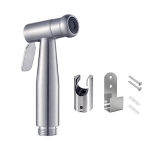 handheld bidet sprayer,bidet sprayer toilet sprayer/hand-held stainless steel sprayer with hook, easy to install, for personal hygiene and bedpan wc sprayer