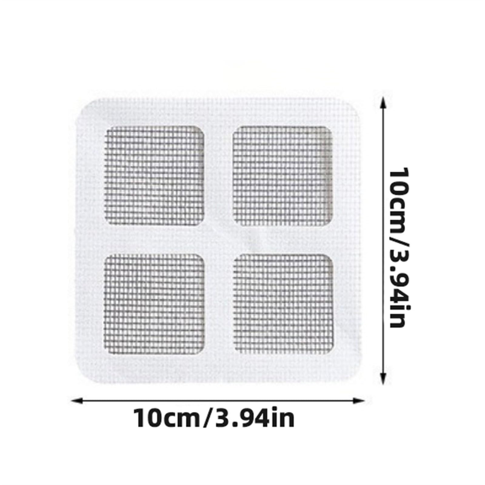 Generic 2024 Upgraded Disposable Hair Drain Stickers,Multifunctional Disposable Shower Drain Hair Catcher Mesh Stickers,Drain Cover Hair Catcher for Bathroom Laundry Bathtub Kitchen (4inch,30pcs)