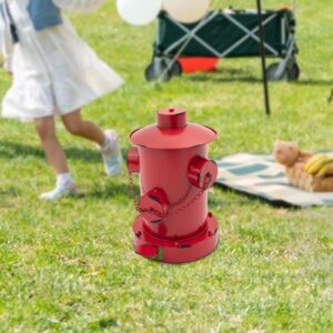 FFanhia Fire Hydrant Trash Can Retro Creative Garbage Can Decorative Outdoor Trash Can with Inner Bucket Indoor Outdoor Pedal Waste Bin for Park Garden Kitchen Garbage