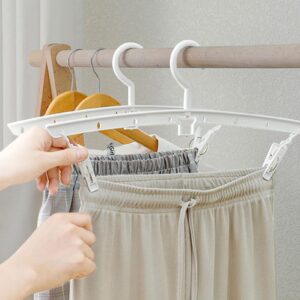 Clip & Drip Hangers, 3 Clothes Drying Hanger with Clips, Rotating Bra-Hanger-Space-Saving for Closet, Underwear and Socks Drying Rack Clip Set for Drying Socks, Towels, Underwear, Diapers