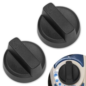 2-pack replacement knob for luxe bidet neo 120 & neo 185, knob accessories for luxe bidet neo 120 & neo 185（black）