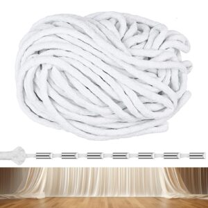 10 yard extra heavy sausage/rope lead beads weight cord rope curtain accessories for light weight sheer curtain drapes fabrics weighted tape cording diy fabric covered (95g per yard)