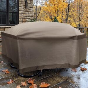 84" x 36" Patio Furniture Cover Airbag - No Leakage, with Rope to Fix, Reusable Weather Resistant Picnic Table Airbag Patio Table Cover Support for Outdoor Patio Furniture, Rectangular