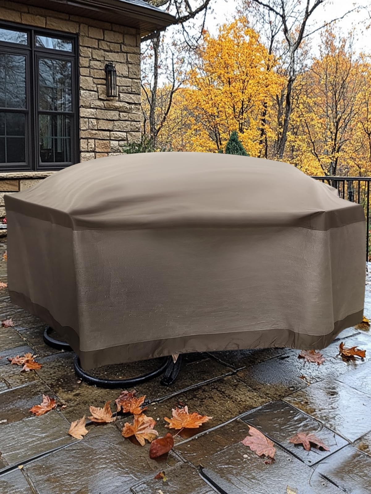 84" x 36" Patio Furniture Cover Airbag - No Leakage, with Rope to Fix, Reusable Weather Resistant Picnic Table Airbag Patio Table Cover Support for Outdoor Patio Furniture, Rectangular