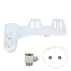 bidet attachment for toilet seat,cleaning dual nozzle adjustable water pressure bidet attachment self,cold water toilet bidet for feminine wash (1/2)