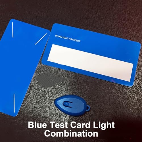 CHENATING Professional Anti-Blue Light Test Card Including Anti-Blue Light Cards And Blue Light Generators For Eyeglasses Test