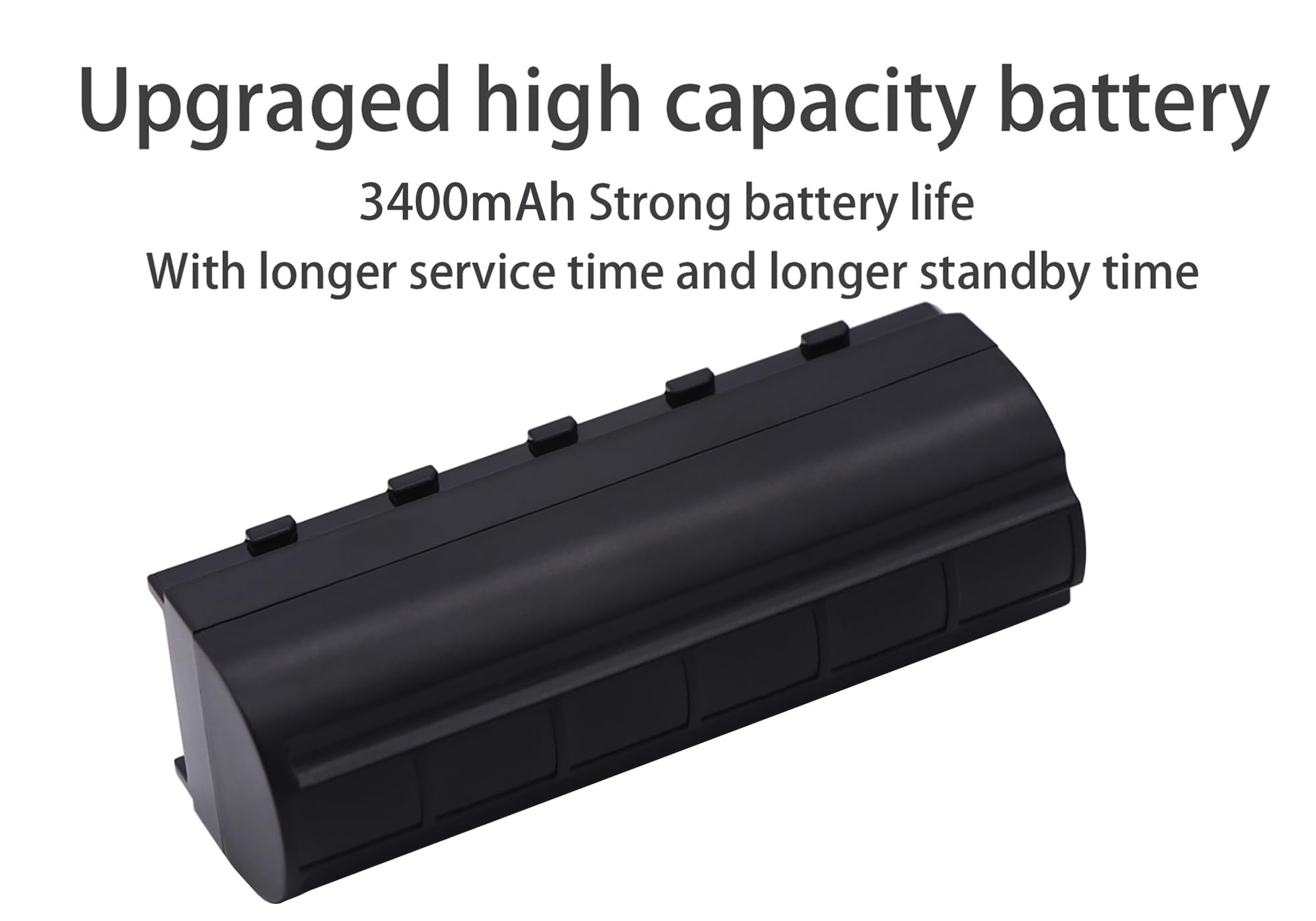 GIKYSUIZ 2-Pack 3400mAh Replacement Battery for Symbol/Zebra BTRY-LS34IAB00-00 Compatible with Symbol/Zebra LS3478 & LS3578 Series Handheld Barcode Scanner