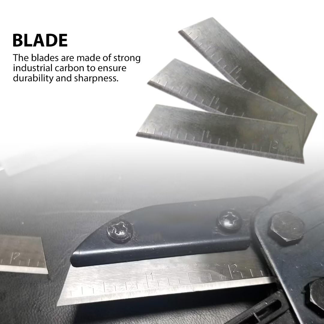 Upgraded 2.5" Replace Blade (10) 6.5 * 1.4cm for Craft-sman Handi-Cut 37300 37310 37200 301 Accu-cut