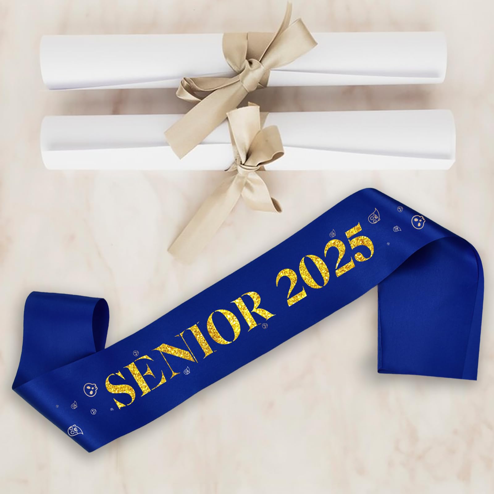 1pcs Senior 2025 Sash 2025 Graduation Sash Cheerleading Sash Final graduation gift (Sash1pcs)