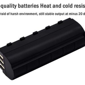 GIKYSUIZ 2-Pack 3400mAh Replacement Battery for Symbol/Zebra BTRY-LS34IAB00-00 Compatible with Symbol/Zebra LS3478 & LS3578 Series Handheld Barcode Scanner