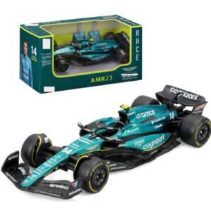 htlnuzd 2023 1:43 amr23#14 alonso f1 alloy car model formula racing for die cast aston martin #14 static adult collection