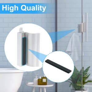 Shower Door Magnet, 2-1/2" Long Glass Shower Door Magnet Replacement for Swing Shower Doors Shower Door, Handles Shower Door Strike Jamb (Black 1pack)