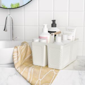 Xuhdukc Portable bathroom caddy with handle for kitchens, bathrooms, trips, picnics, craft rooms,college dorms. shower caddy dorm are a necessity for college life.