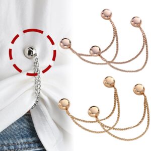 generic multi-function magnetic clothing clips, multi-purpose magnetic pins, clothing cinch clips, magnetic shirt accessories for women clothes hijab, cardigan, cuff hem pins decorate (f1)