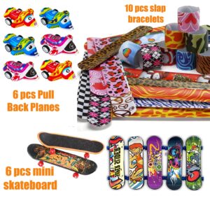 120 PCS Party Favors for Kids, Pop Fidget Treasure Box Toys, Classroom Prizes, Pinata Filler Goodie Bag Stuffers, Treasure Chest, Carnival Prize Box Toys for Boys Girls