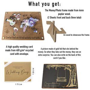 Wedding Gift and Wedding Card Set - Unique way to give Money to the Bride and Groom