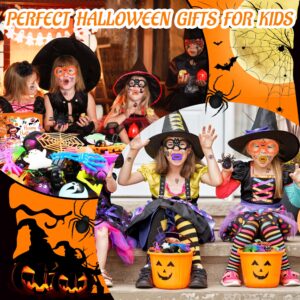 PURPERCAT 248 Pcs Halloween Party Favors, Bulk Halloween Toys Halloween Party Toys Assortment Goodie Bag Stuffers Pinata Filler Trick or Treat Classroom Party Supplies for Kids Classroom Prize