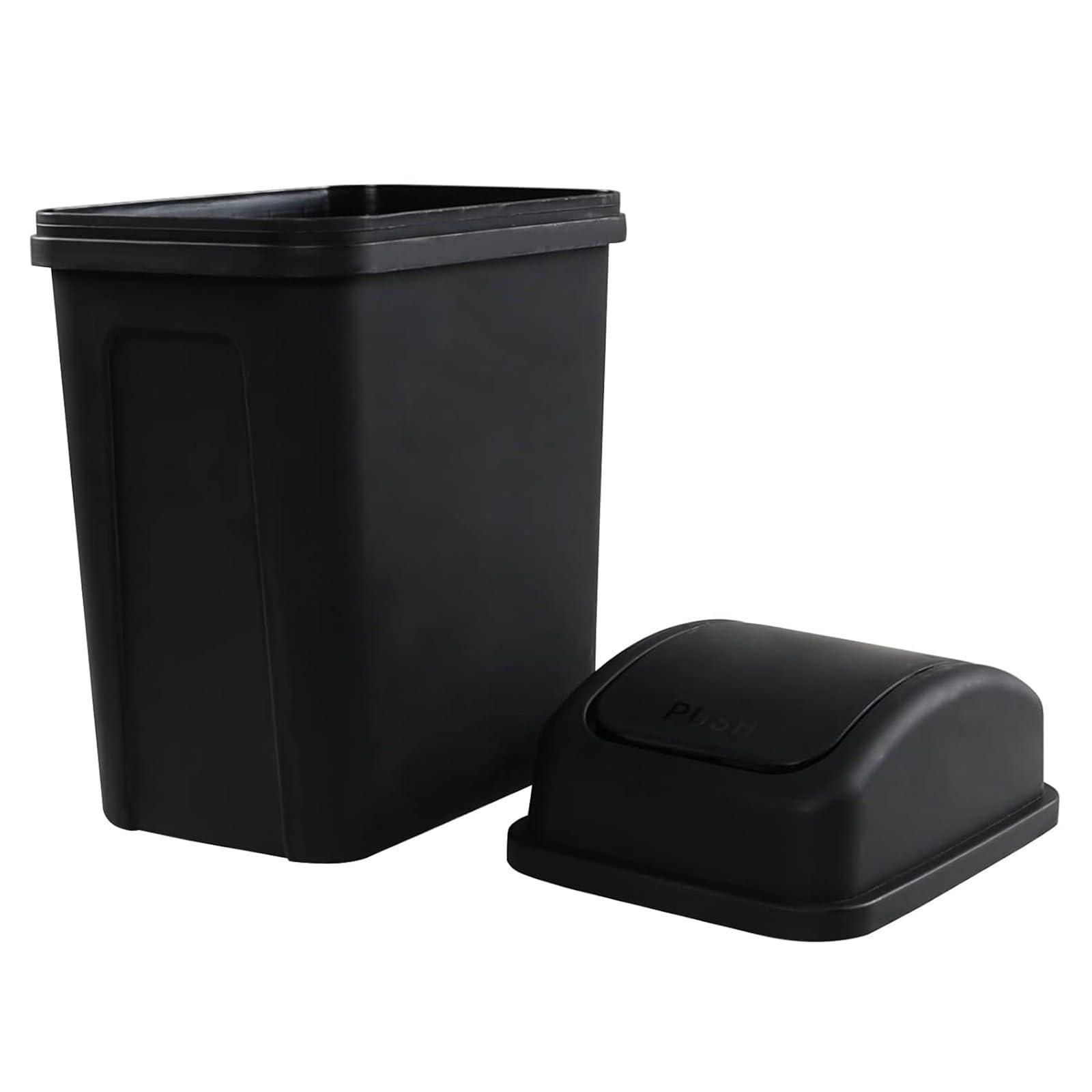 KELINFONG Trash Can with Lid,5.5 Gallons, Plastic Outdoor Garbage Can with Lid, Waste Basket,Trash Bin,Garbage Bin,Slim Trash Can for Bedroom, Kitchen, Bathroom, Living Room, Office, Dorm, Outdoor