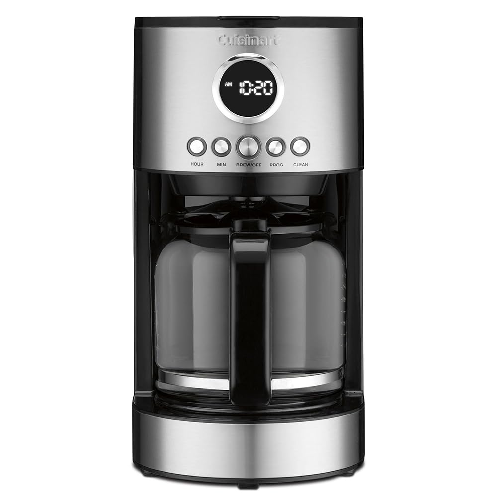 Cuisinart DCC-1220WMFR 12 Cup Stainless Steel Coffee Maker(Renewed)