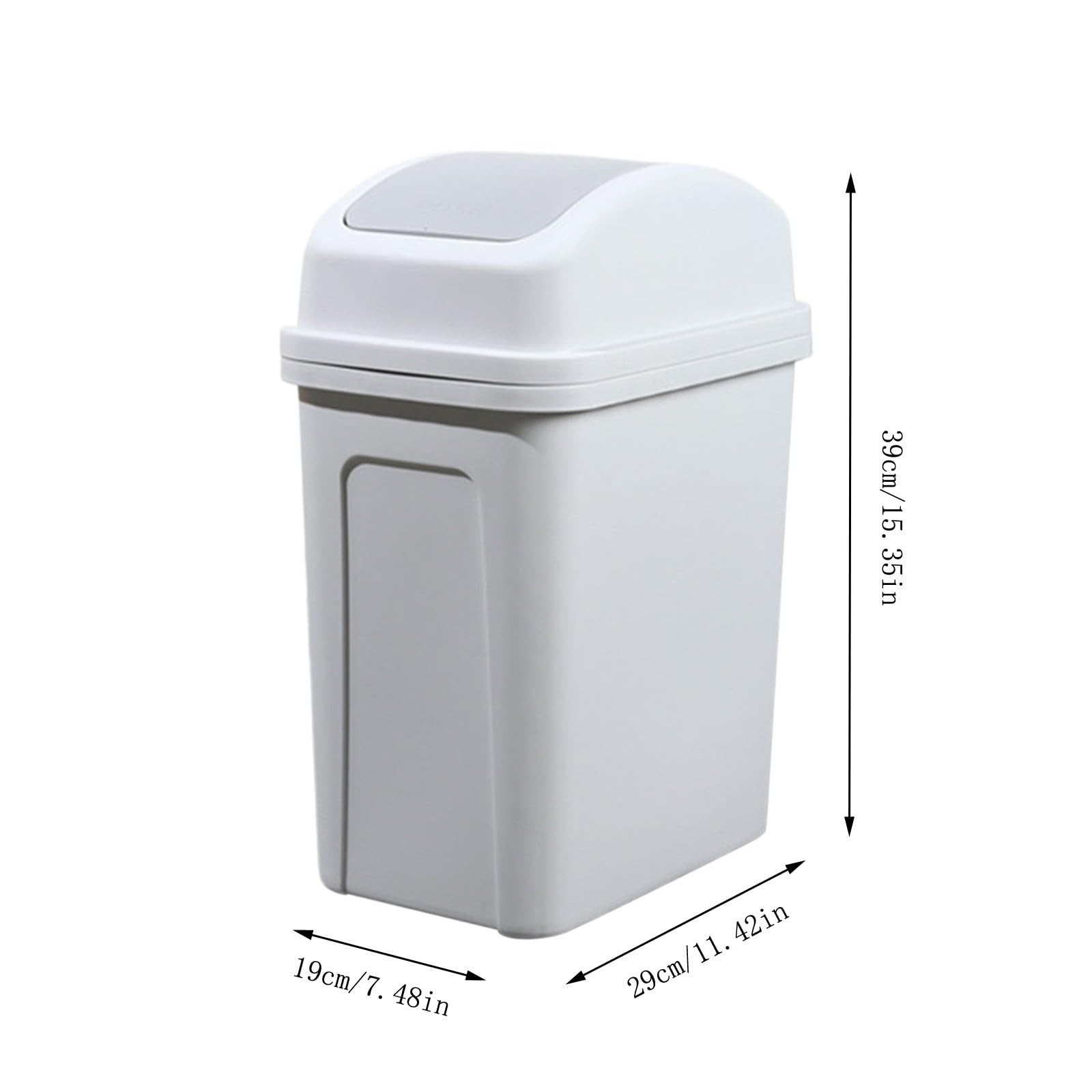 KELINFONG Trash Can Kitchen,5.5 Gallons, Plastic Garbage Can with Lid, Waste Basket,Trash Bin,Garbage Bin,Pink Trash Can for Bathroom, Office, Outdoor, Living Room, Bedroom, Dorm, Kitchen