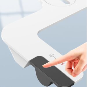 Generic Phito Bidet Toilet Seat Dual Nozzle, Non-electric Bidet Toilet Seat Attachment, Adjustable Water Pressure, Retractable Self-Cleaning Dual Nozzles for Frontal & Rear Wash (cold water)