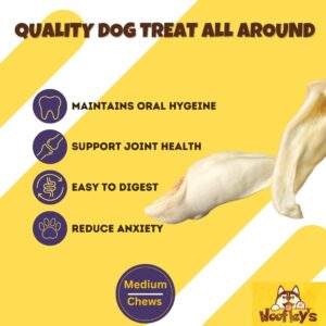 Woofley's - 100% Natural Whole Lamb Ear Dog Chews- 100 Count - Our Healthy Dog Lamb Ears are Easy to Digest and Great for Small, Medium Or Large Dogs