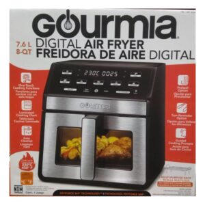 Gourmia GOURMIA Digital Air Fryer, 7.5 Liter with Window and Light, Mod. GAF858