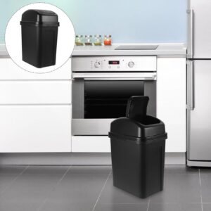 KELINFONG Trash Can with Lid,5.5 Gallons, Plastic Outdoor Garbage Can with Lid, Waste Basket,Trash Bin,Garbage Bin,Slim Trash Can for Bedroom, Kitchen, Bathroom, Living Room, Office, Dorm, Outdoor