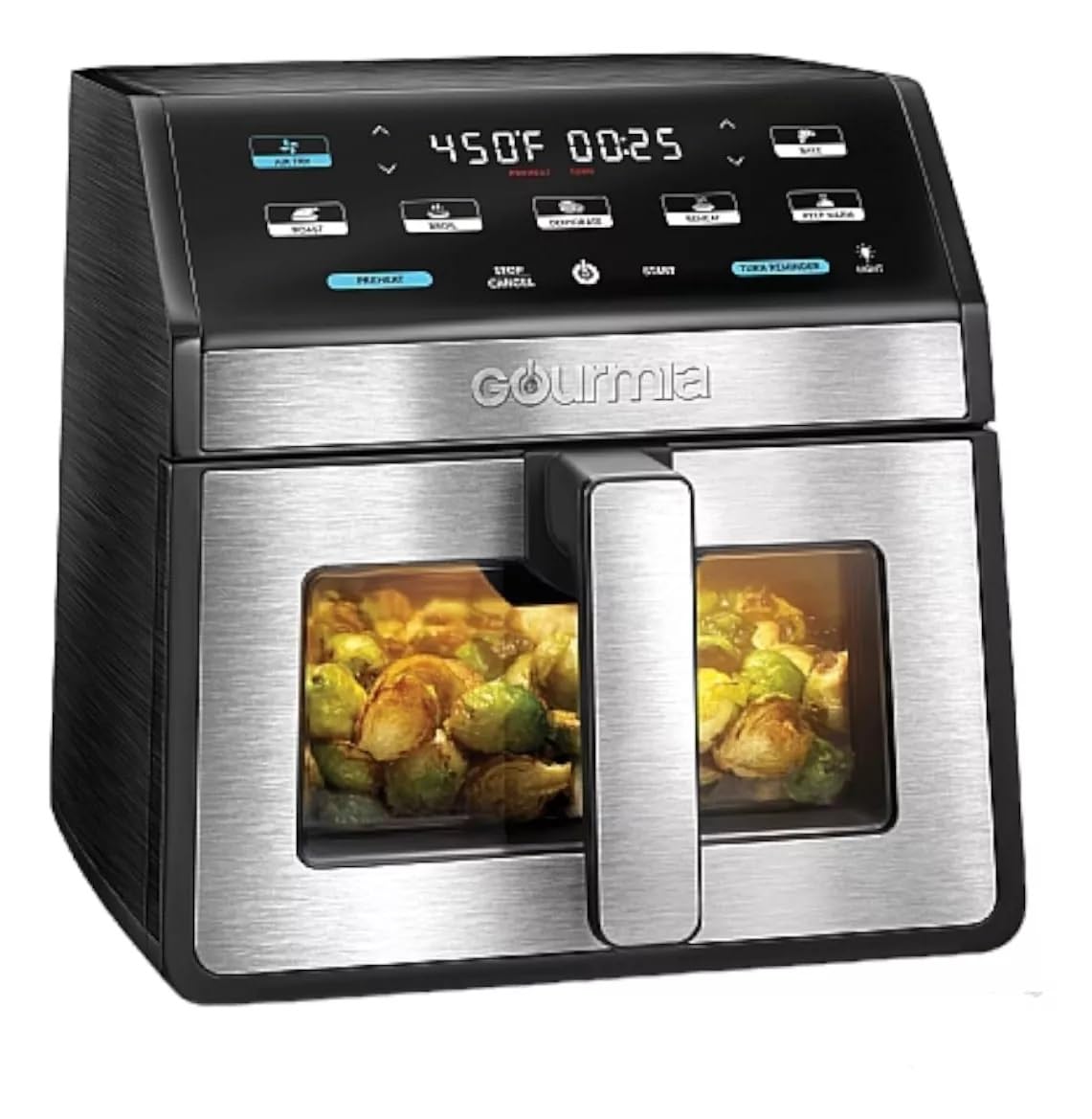 Gourmia GOURMIA Digital Air Fryer, 7.5 Liter with Window and Light, Mod. GAF858