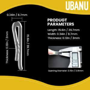 UBANU 700Pcs U Shape Plastic Clothespins, Clear Plastic Alligator Shirt Folding Fixing Packing Clips, Hold Garments in Place for Socks Dress Ties Pants Shirts