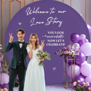 Wedding Welcome Signs Wedding Stickers Welcome to Our Love Story Sign Decals Selfie Mirror Decals for Wedding Party Borad Just Married Sign for Wedding Signage Mr and Mrs Decals Reception Decor(White)