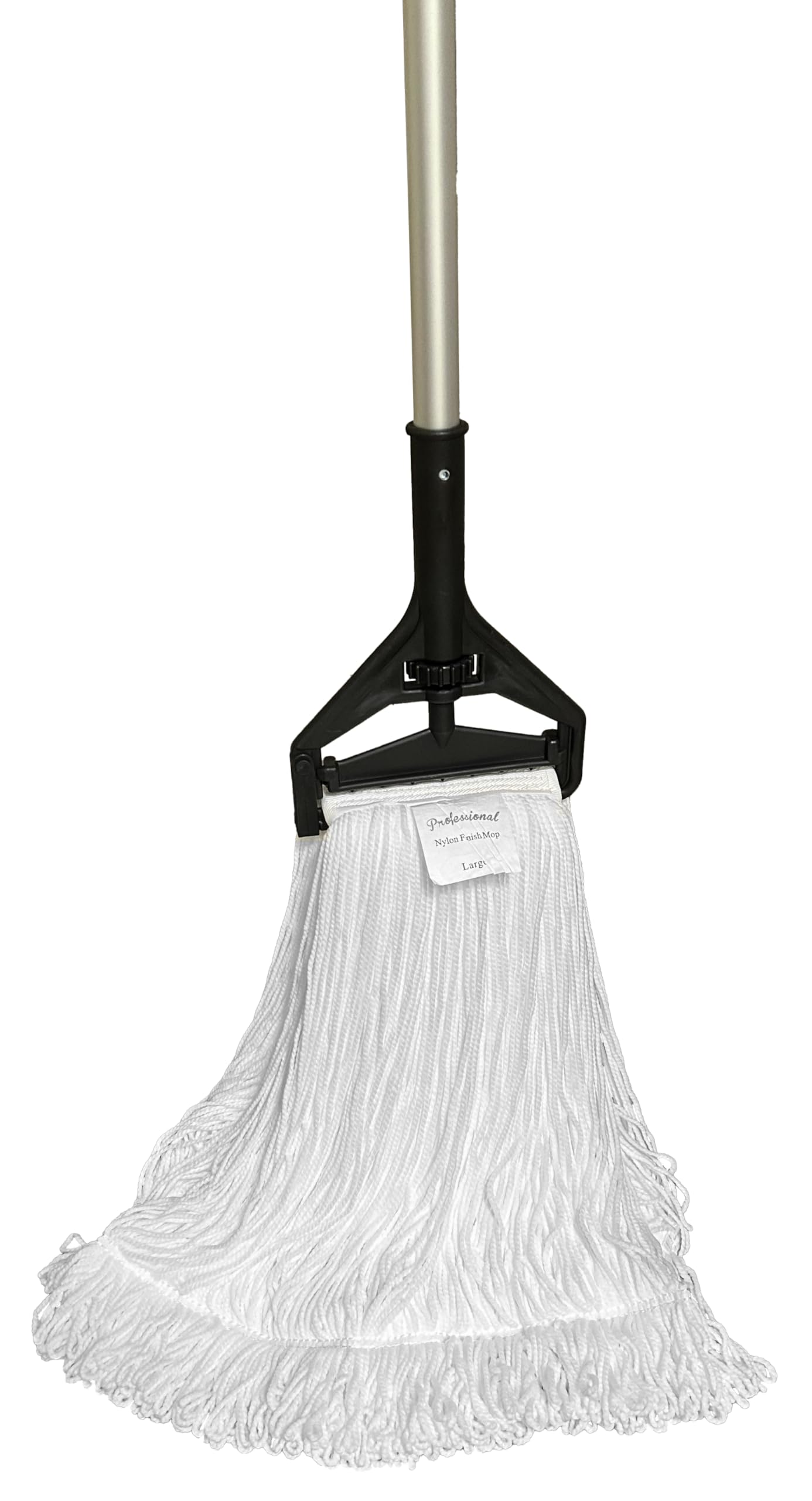 Professional Nylon Looped-End Wax Mop (3 Pack) - Large Size with Narrow Band