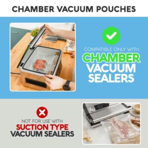 Avid Armor – Chamber Machine Pouches 3.5mil, Pre-Cut Chamber Vacuum Sealer Bags, Heavy Duty Seal Pouch, BPA-Free Chamber Sealer, Assorted Size Pack, 6"x10", 8"x12", 10"x13" - Pack of 300