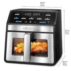 Gourmia GOURMIA Digital Air Fryer, 7.5 Liter with Window and Light, Mod. GAF858